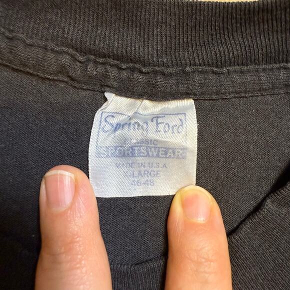 THE CURE Kissing Tour vintage t shirt 1987 ROBERT SMITH XL KISS ME all over USA - Picture 7 of 8